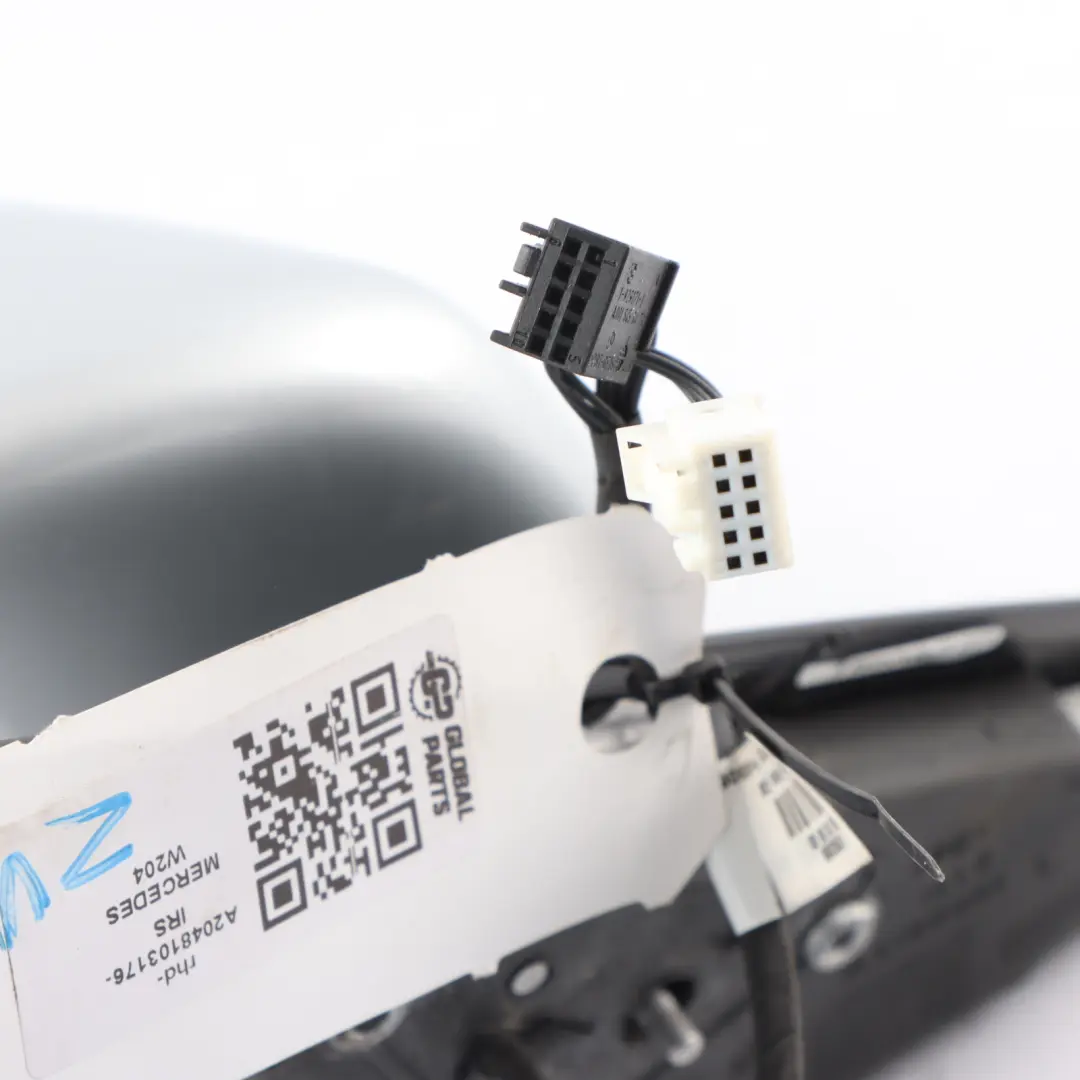 Mercedes W204 Wing Mirror Power Fold Door Left N/S Outside Iridium Silver - 775 - SKU rhd-A2048103176-IRS - Part number A2048103176