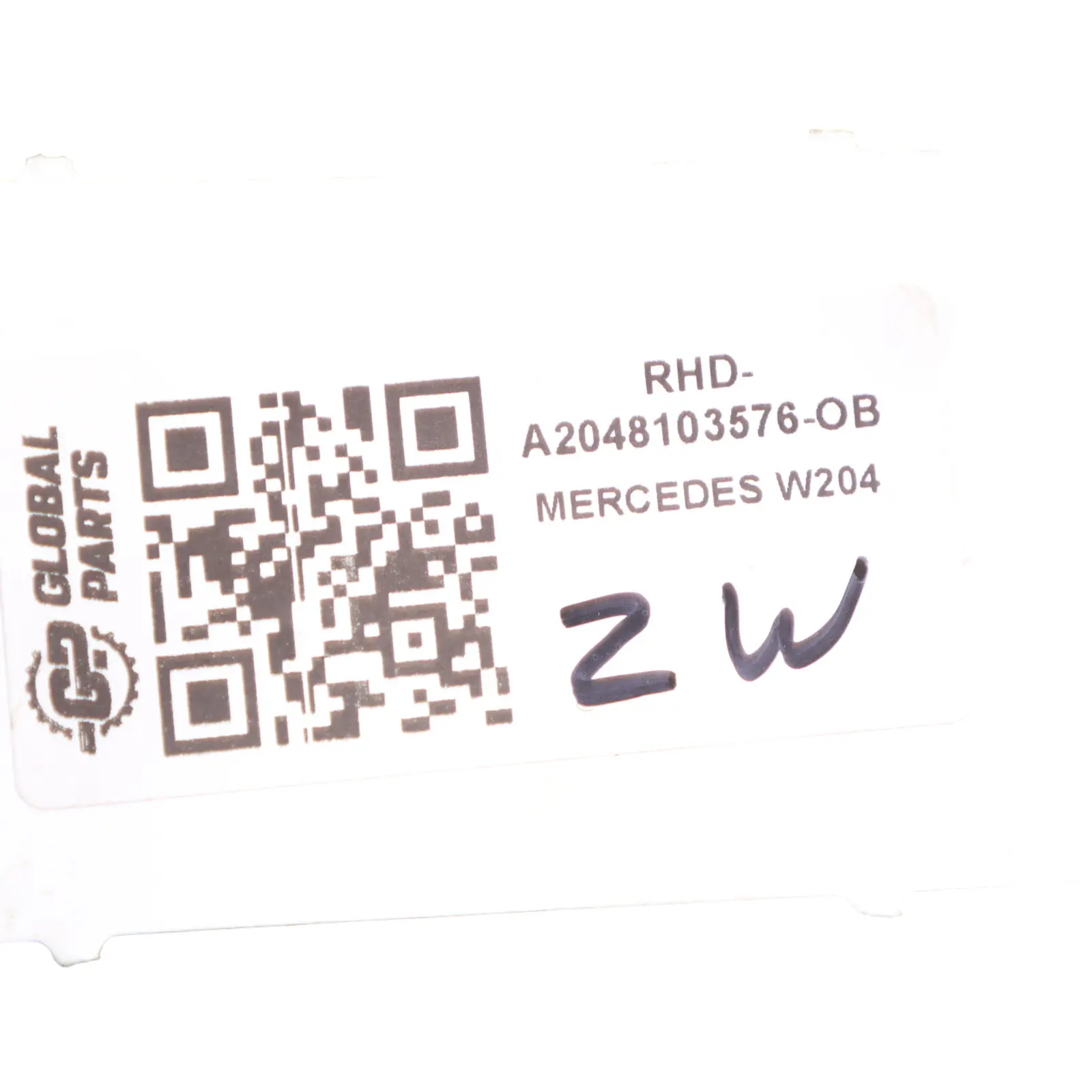 Mercedes W204 Coupe Wing Mirror Door Left N/S Obsidian Black - 197 A2048103576