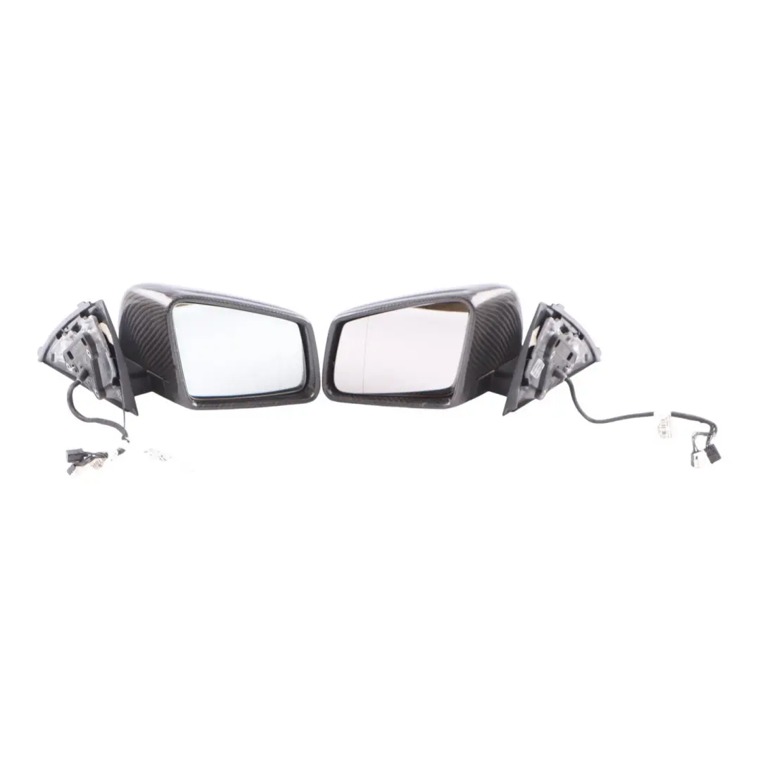 Mercedes W204 Wing Mirror Door Left Right N/O/S Electric Carbon Set - SKU RHD-A2048103676-A2048103576 - Part number A2048103676