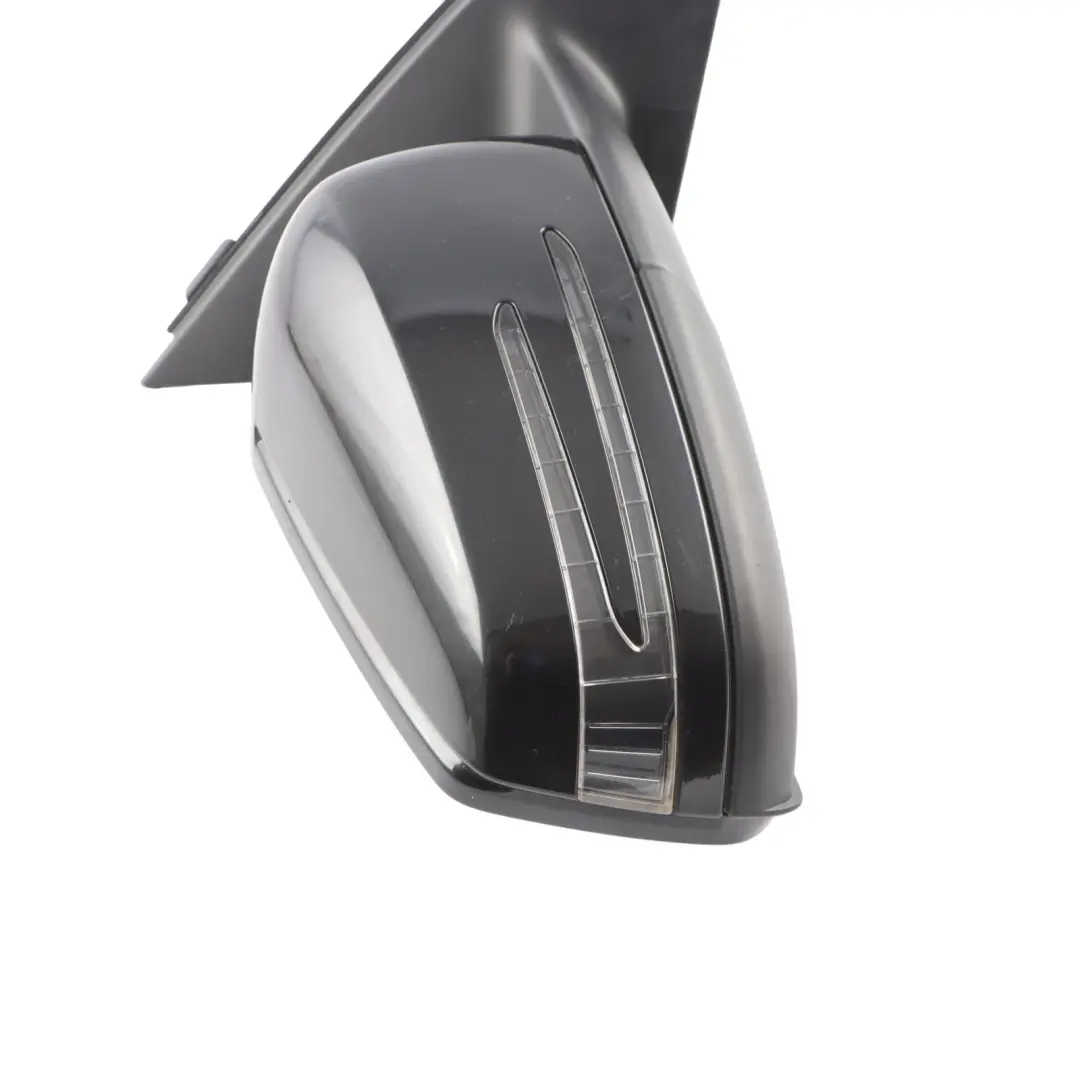 Mercedes W204 Coupe Wing Mirror Door Right O/S Power Fold Obsidian Black - 197 - SKU rhd-A2048103676-OB - Part number A2048103676