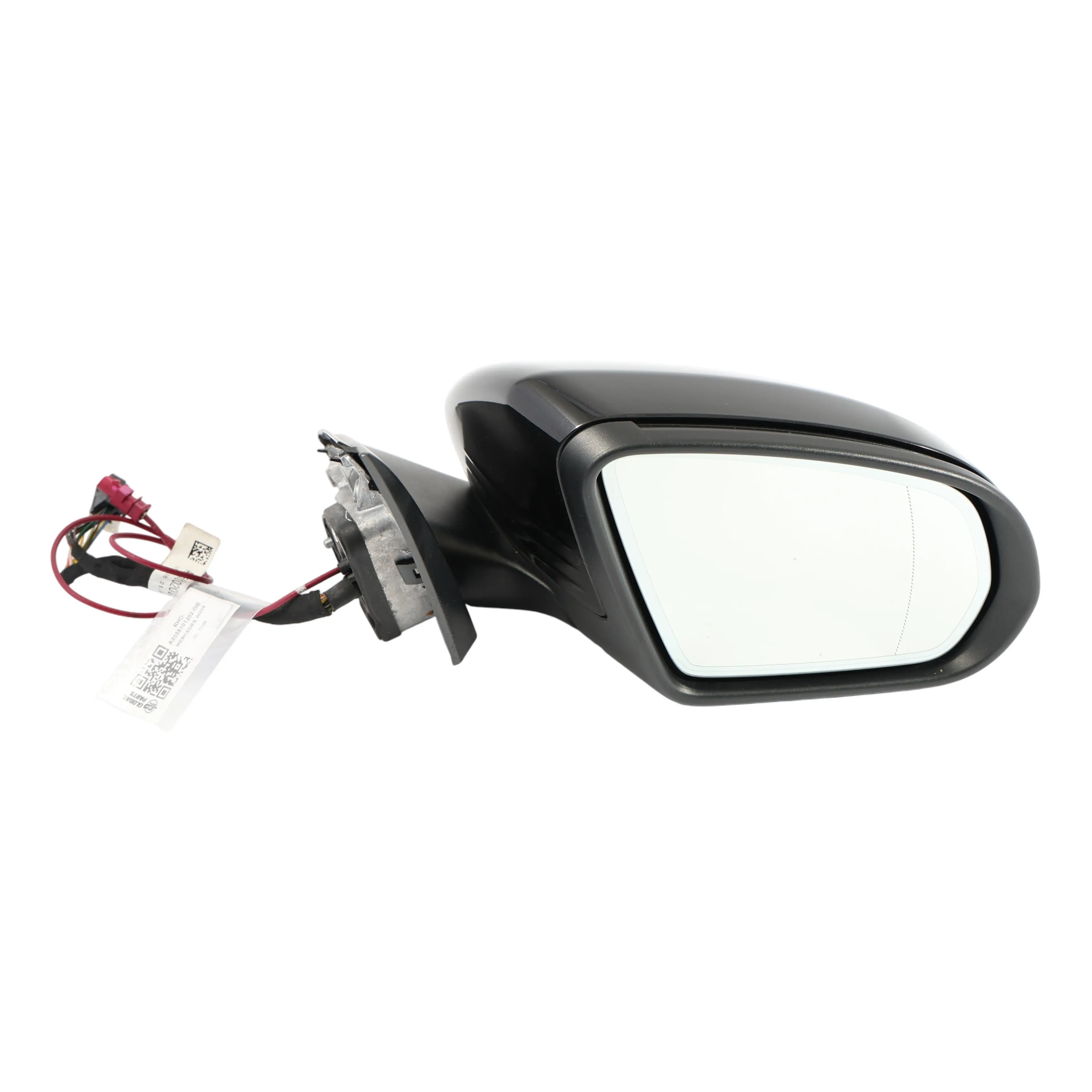 Wing Mirror Mercedes W205 Outside Door Right O/S Obsidian Black - 197