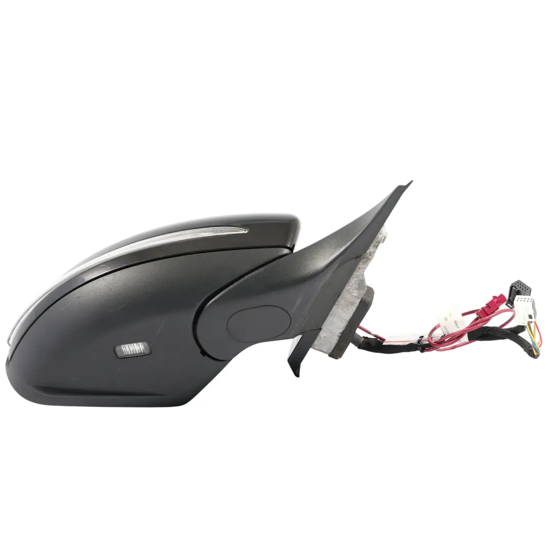  Wing Mirror Mercedes W205 Outside Door Right O/S Obsidian Black - 197 - SKU RHD-A2058101202-OB - Part number A2058101202