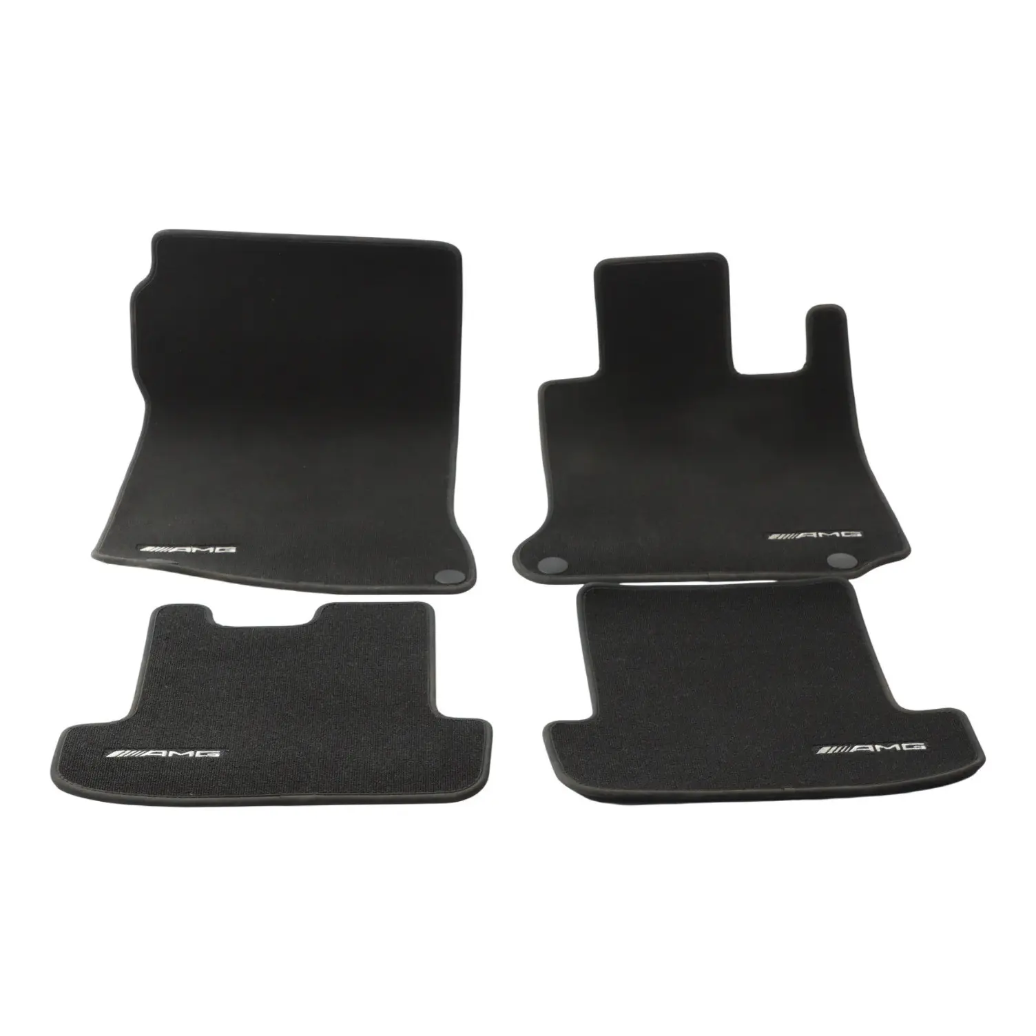 Mercedes W204 Floor Mats Set AMG Interior Front Rear Footwell Floor Covers