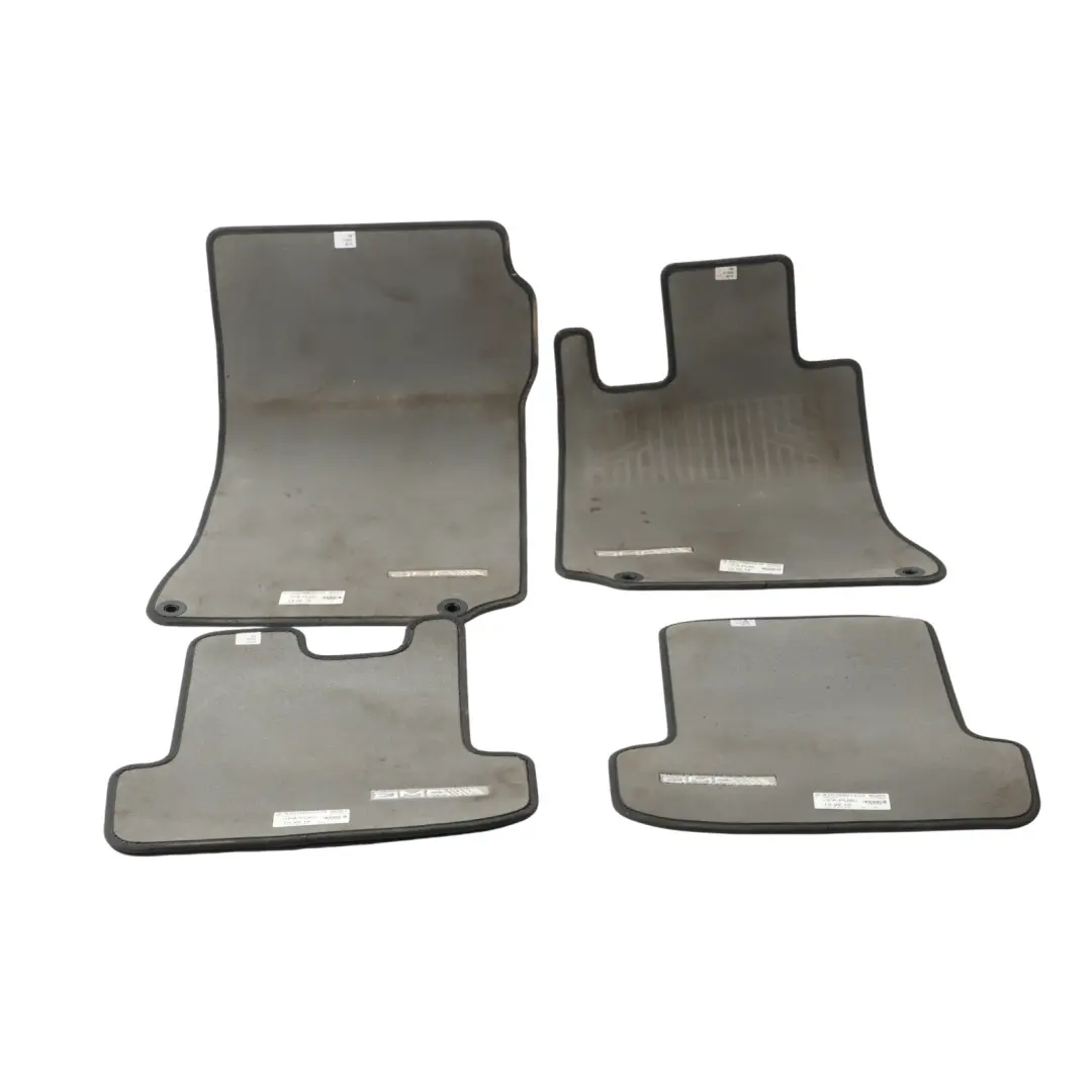 Mercedes W204 Floor Mats Set AMG Interior Front Rear Footwell Floor Covers - SKU RHD-A2076803248 - Part number A2076803248