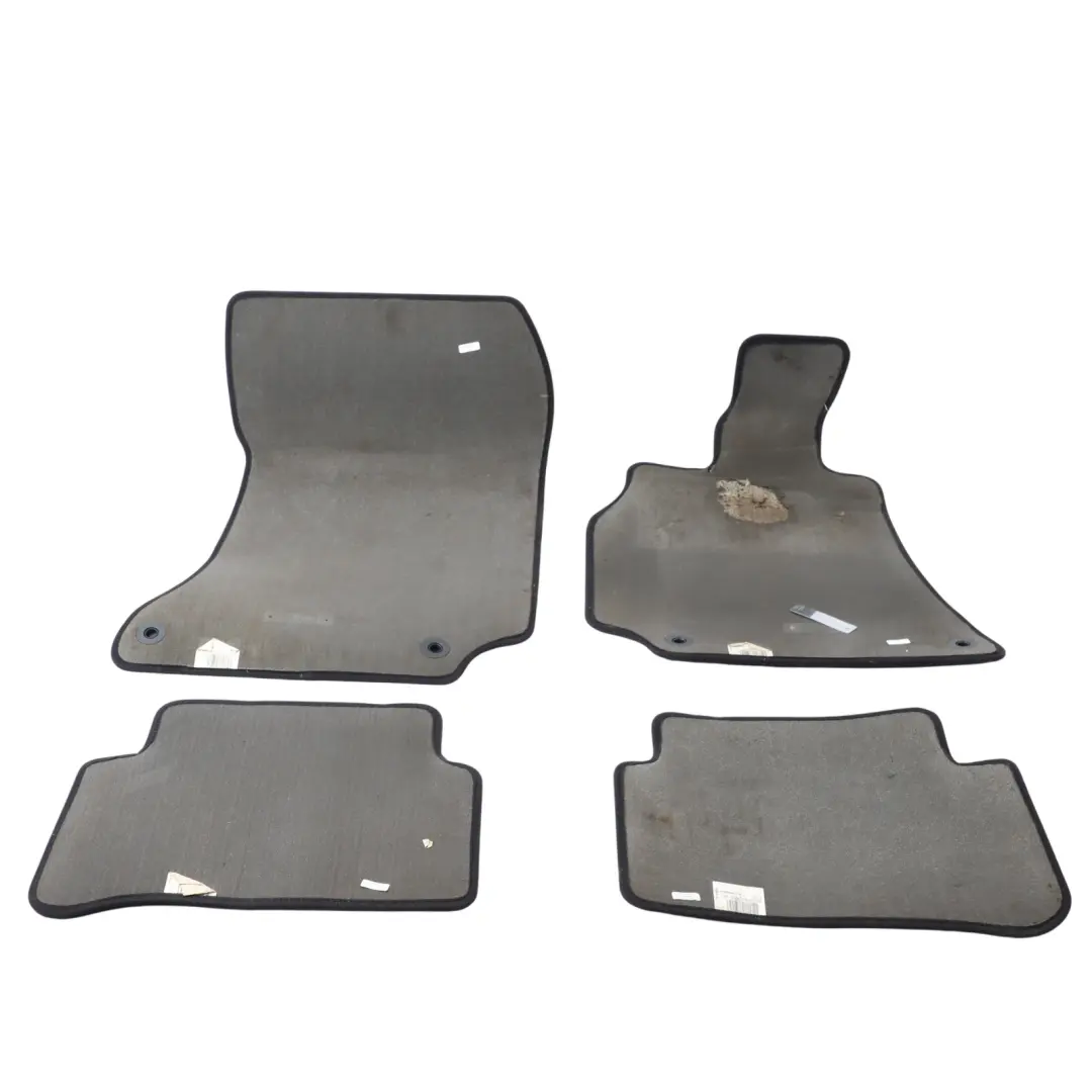 Mercedes W212 Floor Mats Set Interior Front Rear Cover Black - SKU RHD-A2126802848 - Part number A2126802848