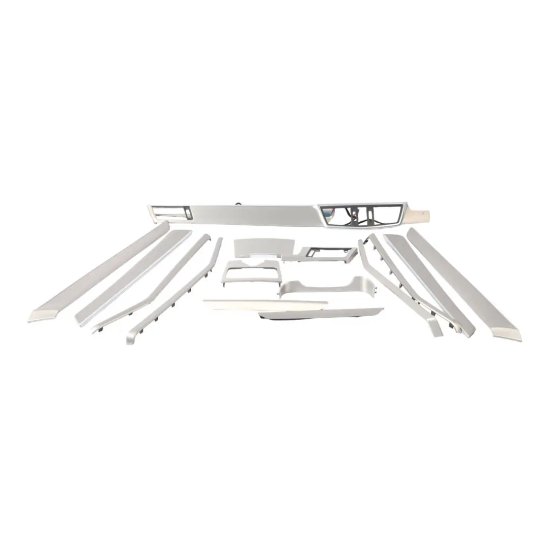 Mercedes W212 Dashboard Trim Cover Panel Brushed Aluminium Set - SKU RHD-A2126809871-1 - Part number A2126809871