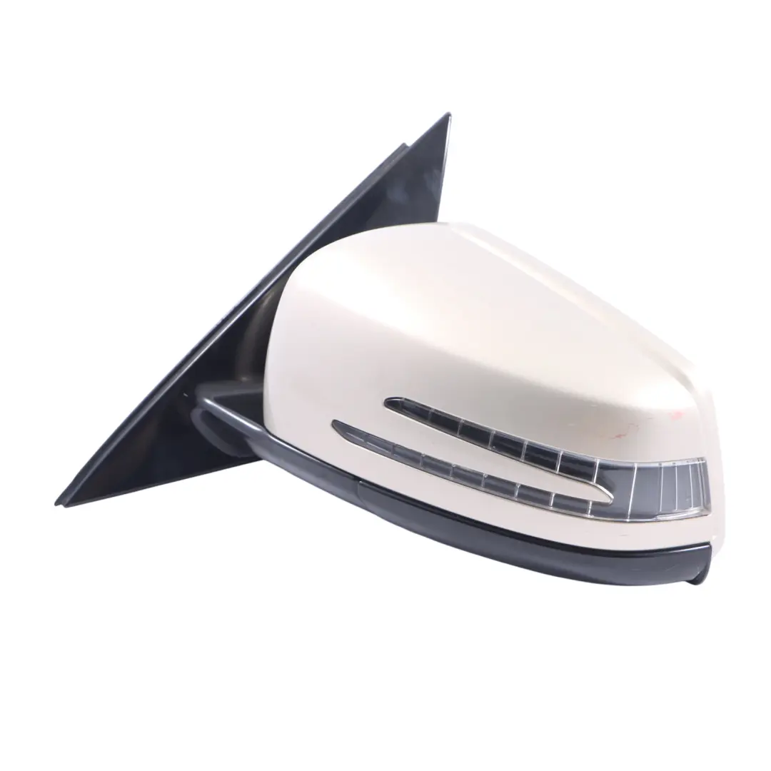 Mercedes W212 Door Wing Mirror Glass Left N/S Pearl Beige - 794 - SKU RHD-A2128100376-PBE - Part number A2128100376