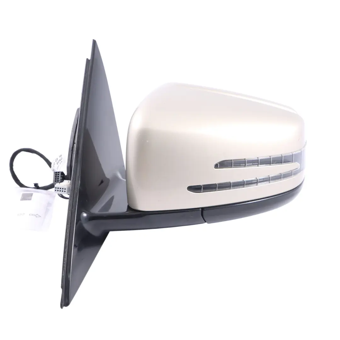 Door Wing Mirror Glass Left N/S Pearl Beige - 794 to Mercedes W212 with Part number A2128100376 Mercedes W212 Door Wing Mirror Glass Left N/S Pearl Beige - 794 - SKU RHD-A2128100376-PBE - Part number A2128100376