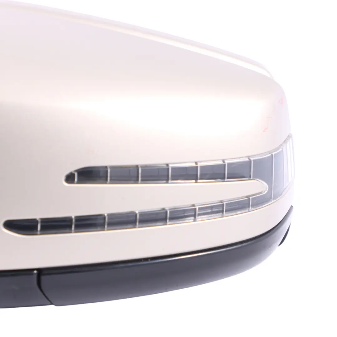Door Wing Mirror Glass Left N/S Pearl Beige - 794 to Mercedes W212 with Part number A2128100376 Mercedes W212 Door Wing Mirror Glass Left N/S Pearl Beige - 794 - SKU RHD-A2128100376-PBE - Part number A2128100376