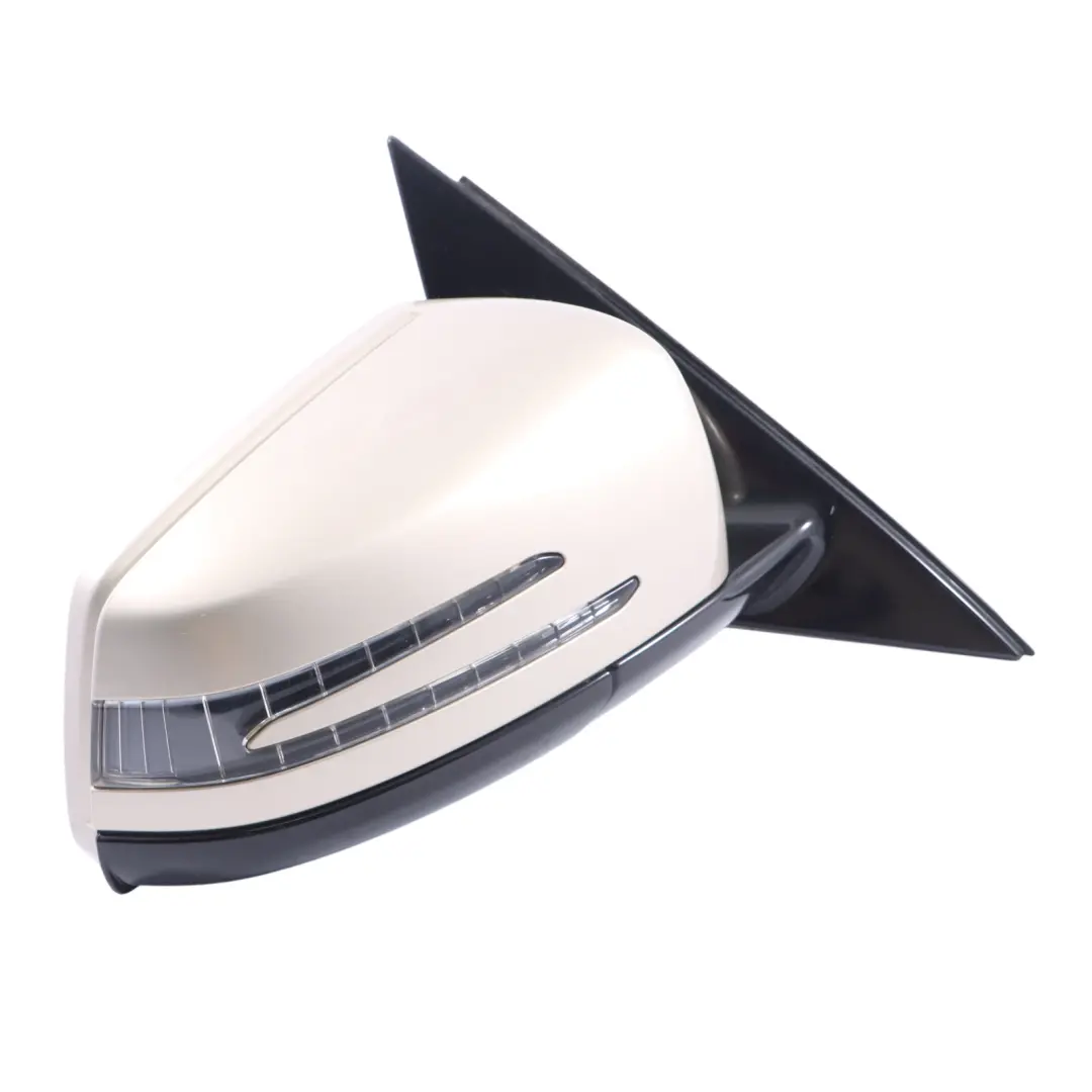 Mercedes W212 Door Wing Mirror Glass Right O/S Pearl Beige - 794 - SKU RHD-A2128100476-PBE - Part number A2128100476