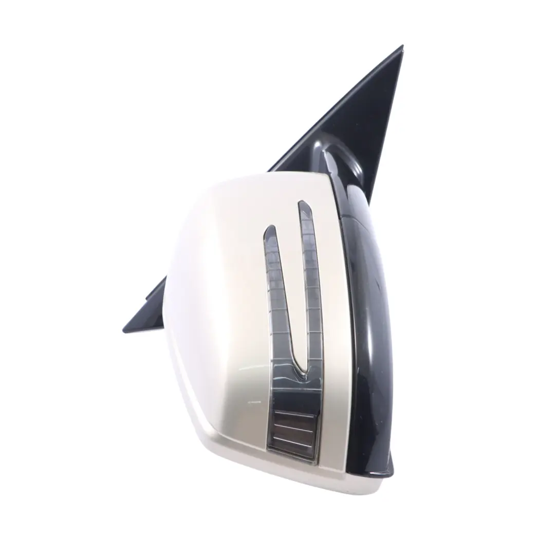 Mercedes W212 Door Wing Mirror Glass Right O/S Pearl Beige - 794 - SKU RHD-A2128100476-PBE - Part number A2128100476