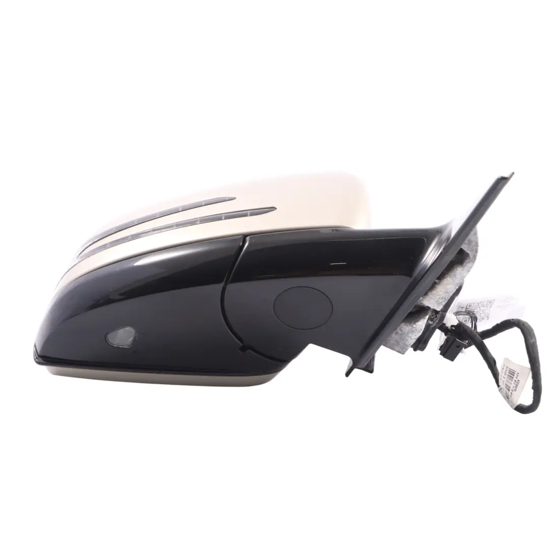 Mercedes W212 Door Wing Mirror Glass Right O/S Pearl Beige - 794 - SKU RHD-A2128100476-PBE - Part number A2128100476