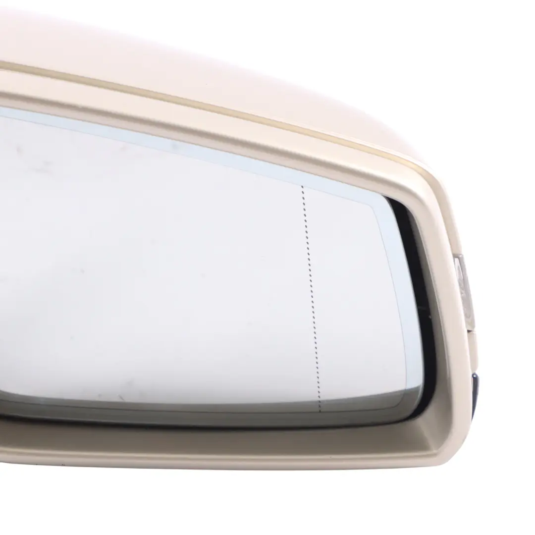 Mercedes W212 Door Wing Mirror Glass Right O/S Pearl Beige - 794 - SKU RHD-A2128100476-PBE - Part number A2128100476
