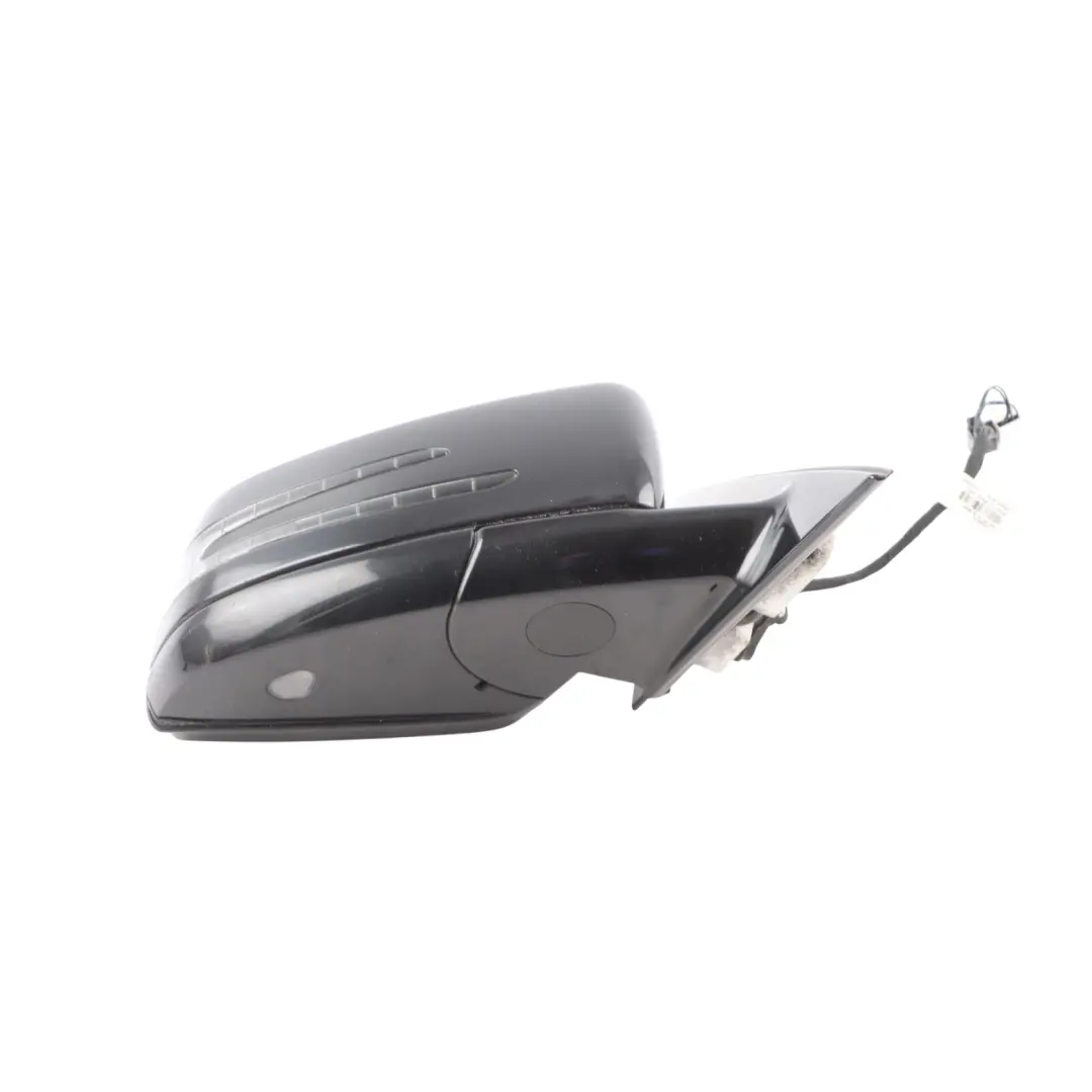 Mercedes W212 Wing Mirror Door Auto Dip Right O/S Obsidian Black 197 - SKU rhd-A2128101876-OB - Part number A2128101876