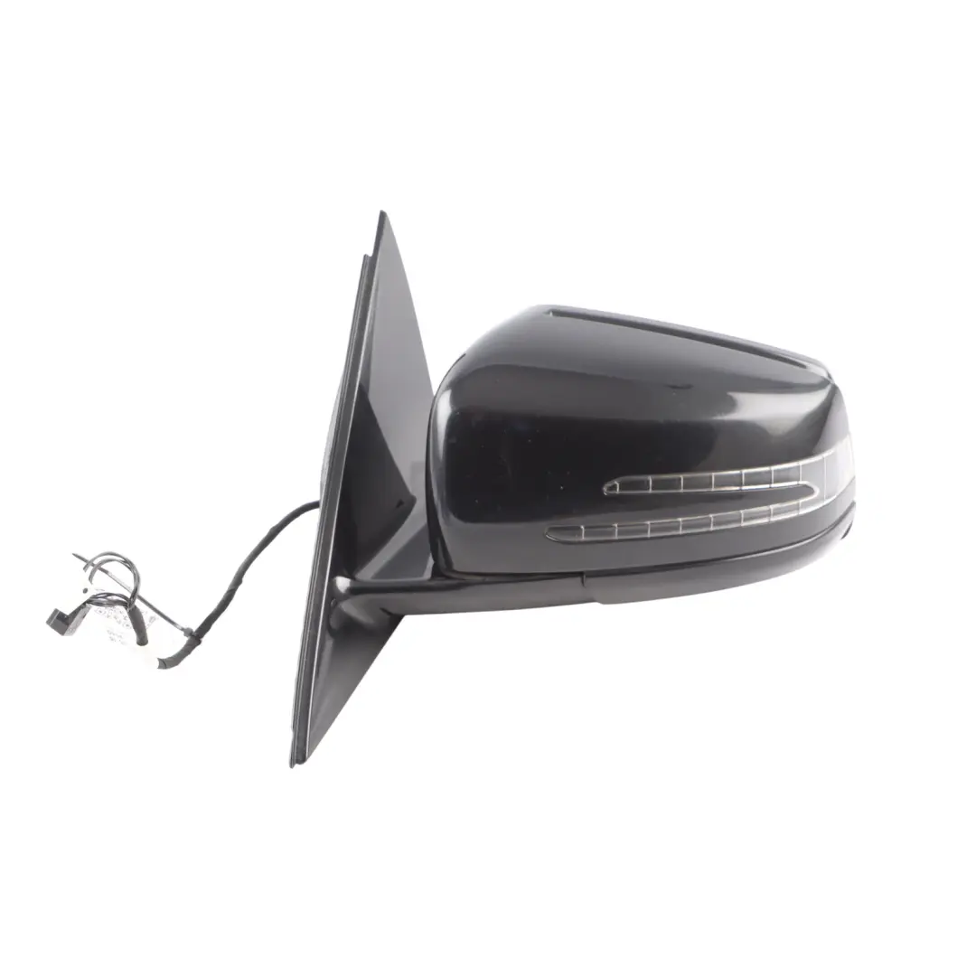 Mercedes W212 Wing Mirror Door Auto Dip Left N/S Obsidian Black 197 - SKU rhd-A2128102176-OB - Part number A2128102176