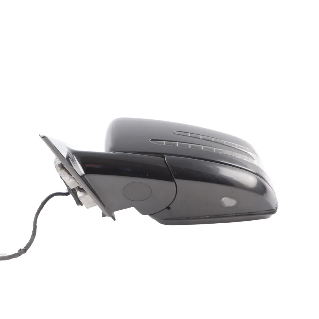 Mercedes W212 Wing Mirror Door Auto Dip Left N/S Obsidian Black 197 - SKU rhd-A2128102176-OB - Part number A2128102176
