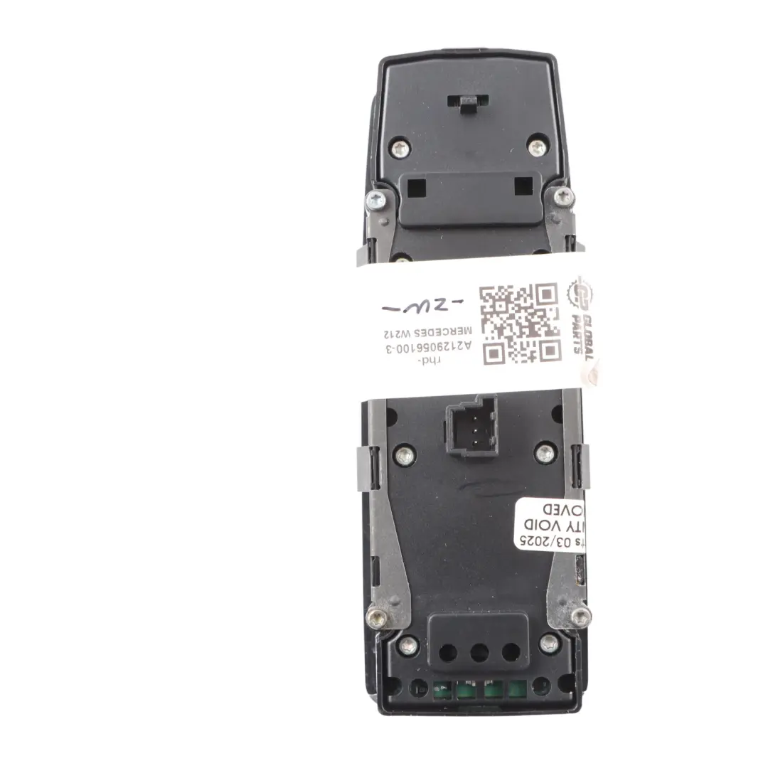  Lifter Switch Mercedes W212 Window Panel Driver's Side Auto Dip - SKU rhd-A2129056100-3 - Part number A2129056100
