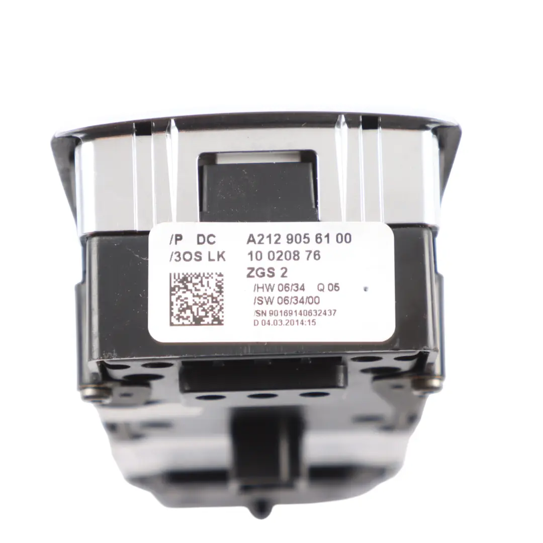  Lifter Switch Mercedes W212 Window Panel Driver's Side Auto Dip - SKU rhd-A2129056100-3 - Part number A2129056100