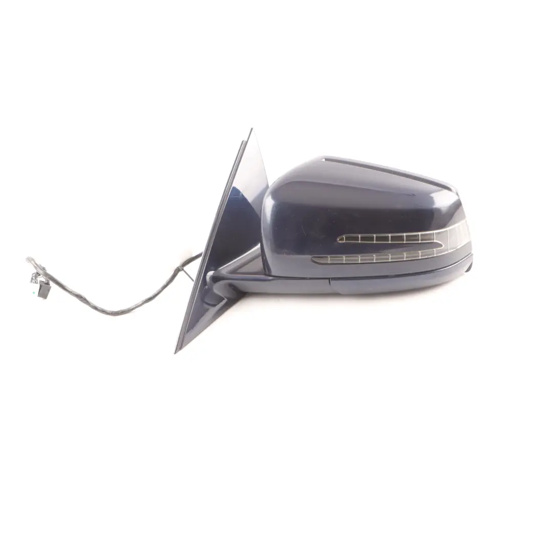 Mercedes W221 Electric Wing Mirror Left N/S Cavansite Blue Metallic - 890 - SKU RHD-A2218101176-CVB - Part number A2218101176