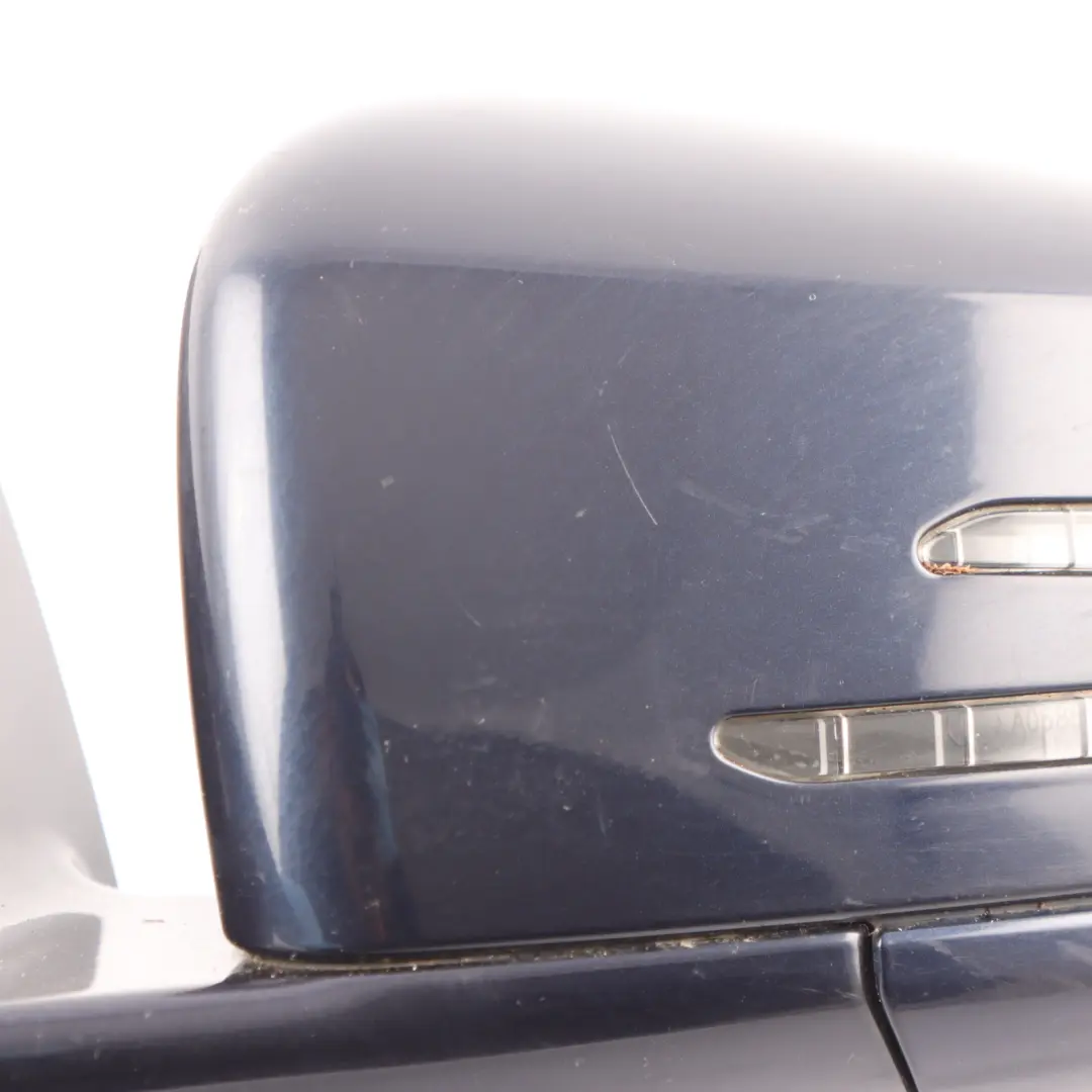 Mercedes W221 Electric Wing Mirror Left N/S Cavansite Blue Metallic - 890 - SKU RHD-A2218101176-CVB - Part number A2218101176