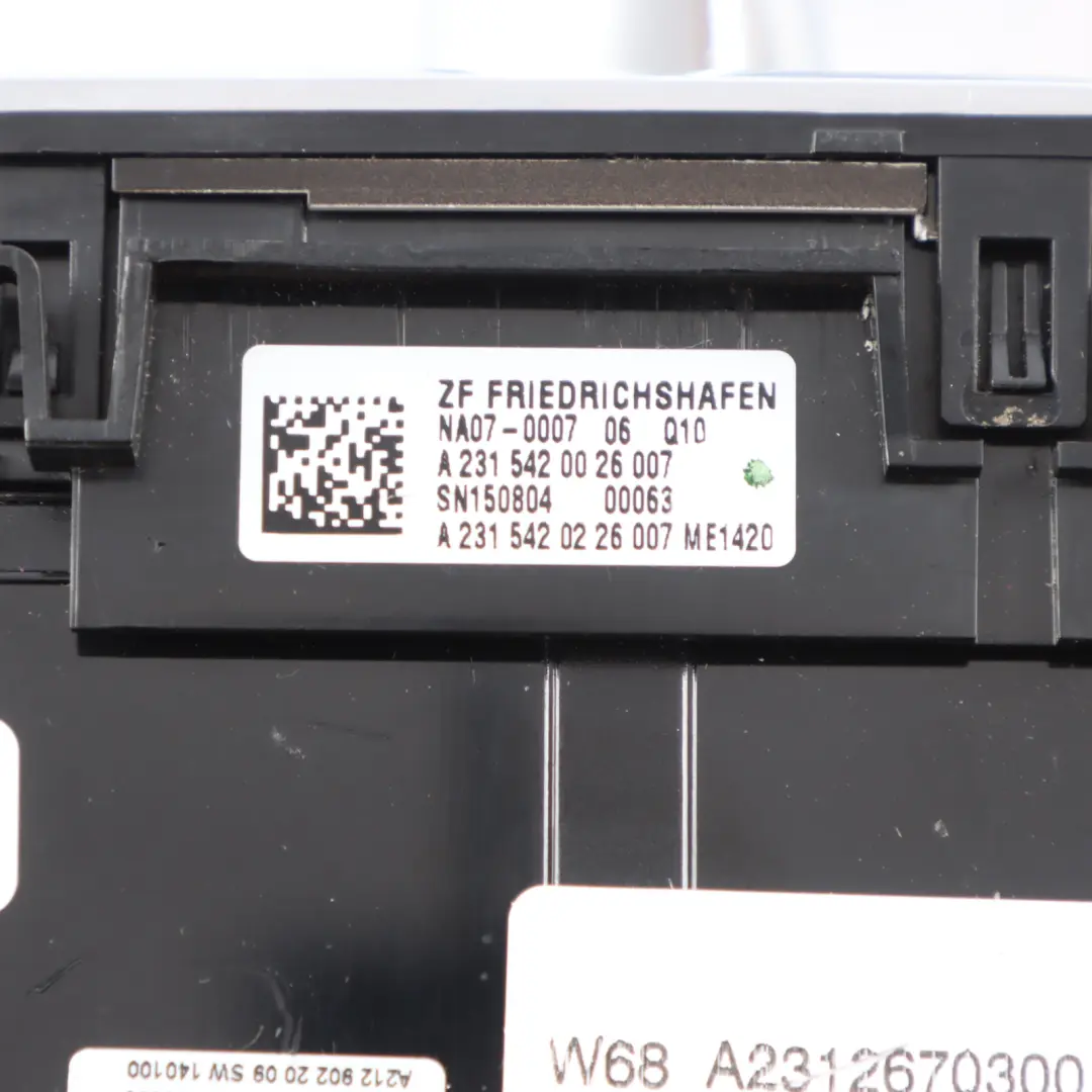 Shift Selector Cover Knob Lever Automatic to Mercedes R231 Gear with Part number A2312670300 Mercedes R231 Gear Shift Selector Cover Knob Lever Automatic - SKU RHD-A2312670300 - Part number A2312670300