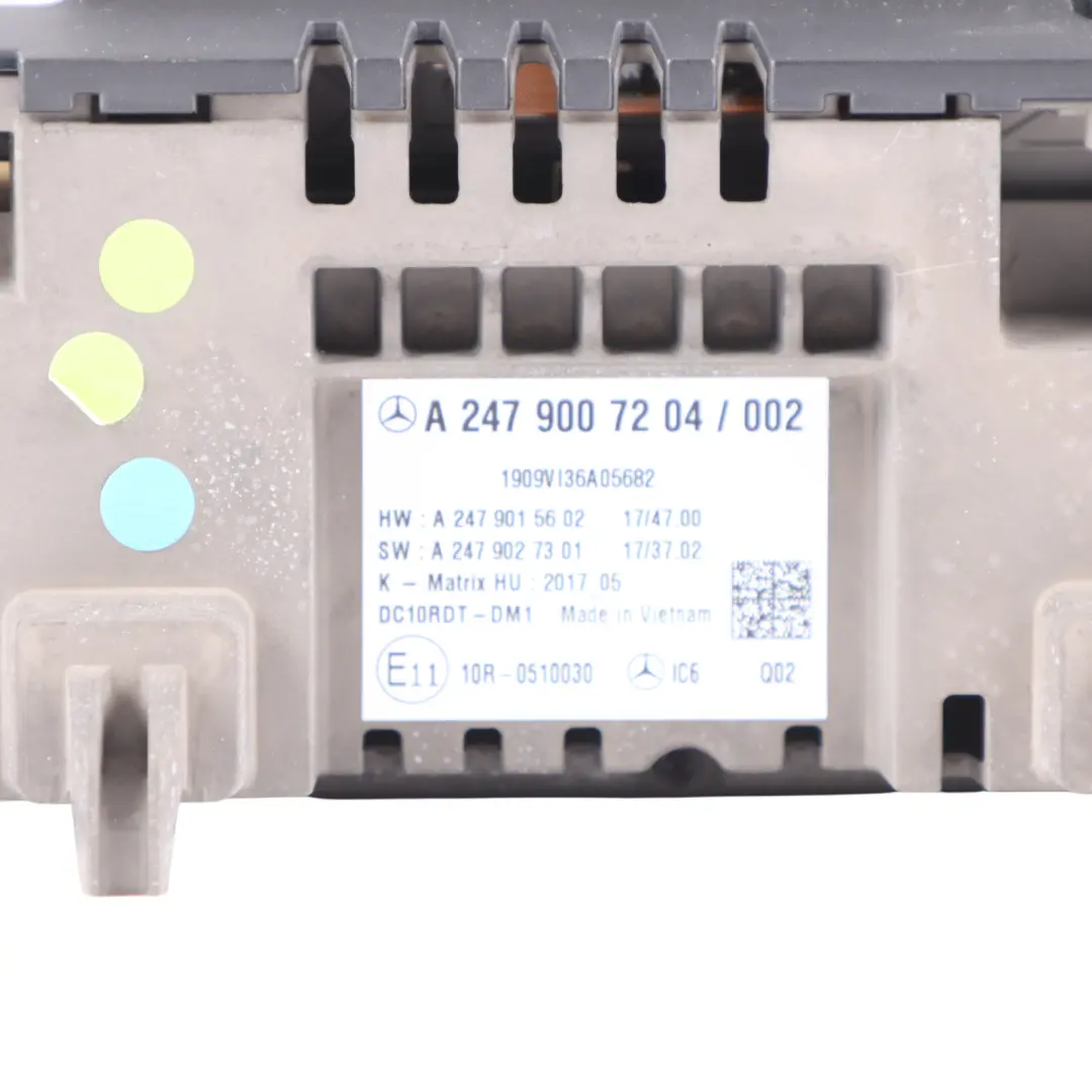 Display Screen Mercedes W177 W247 Instrument Cluster Speedo Meter to with Part number A2479007204 Display Screen Mercedes W177 W247 Instrument Cluster Speedo Meter - SKU rhd-A2479007204 - Part number A2479007204