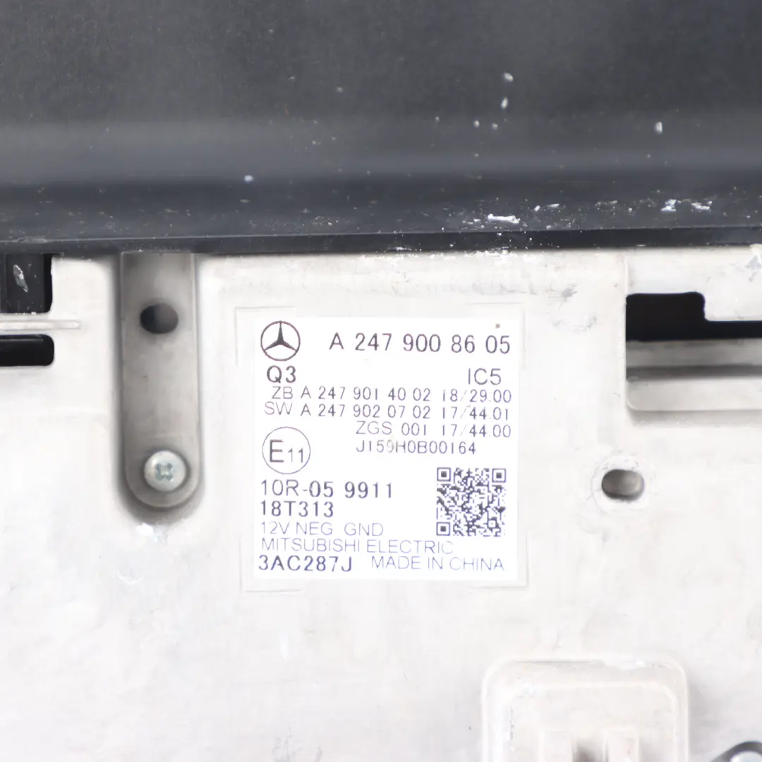 Display Screen Mercedes W177 W247 Instrument Cluster Speedo Meter to with Part number A2479008605 Display Screen Mercedes W177 W247 Instrument Cluster Speedo Meter - SKU RHD-A2479008605-2 - Part number A2479008605