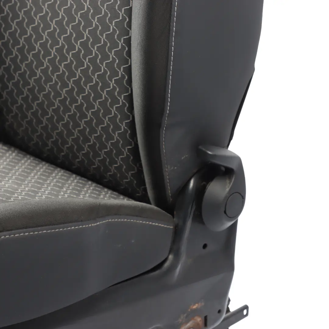 Front Left N/S Cloth Fabric Black Anthracit to Mercedes W415 Citan Passenger Seat with Part number A4159104501 Mercedes W415 Citan Passenger Seat Front Left N/S Cloth Fabric Black Anthracit - SKU RHD-A4159104501-1 - Part number A4159104501