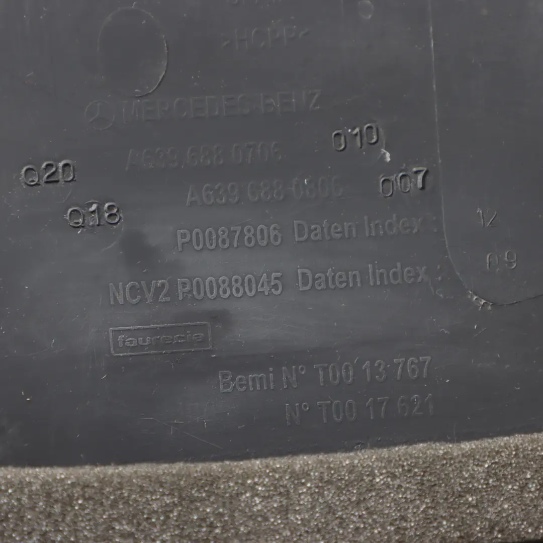 Selector Surround Trim Cover Console Bottom to Mercedes W639 Gear with Part number A6396880806 Mercedes W639 Gear Selector Surround Trim Cover Console Bottom - SKU RHD-A6396880806-1 - Part number A6396880806