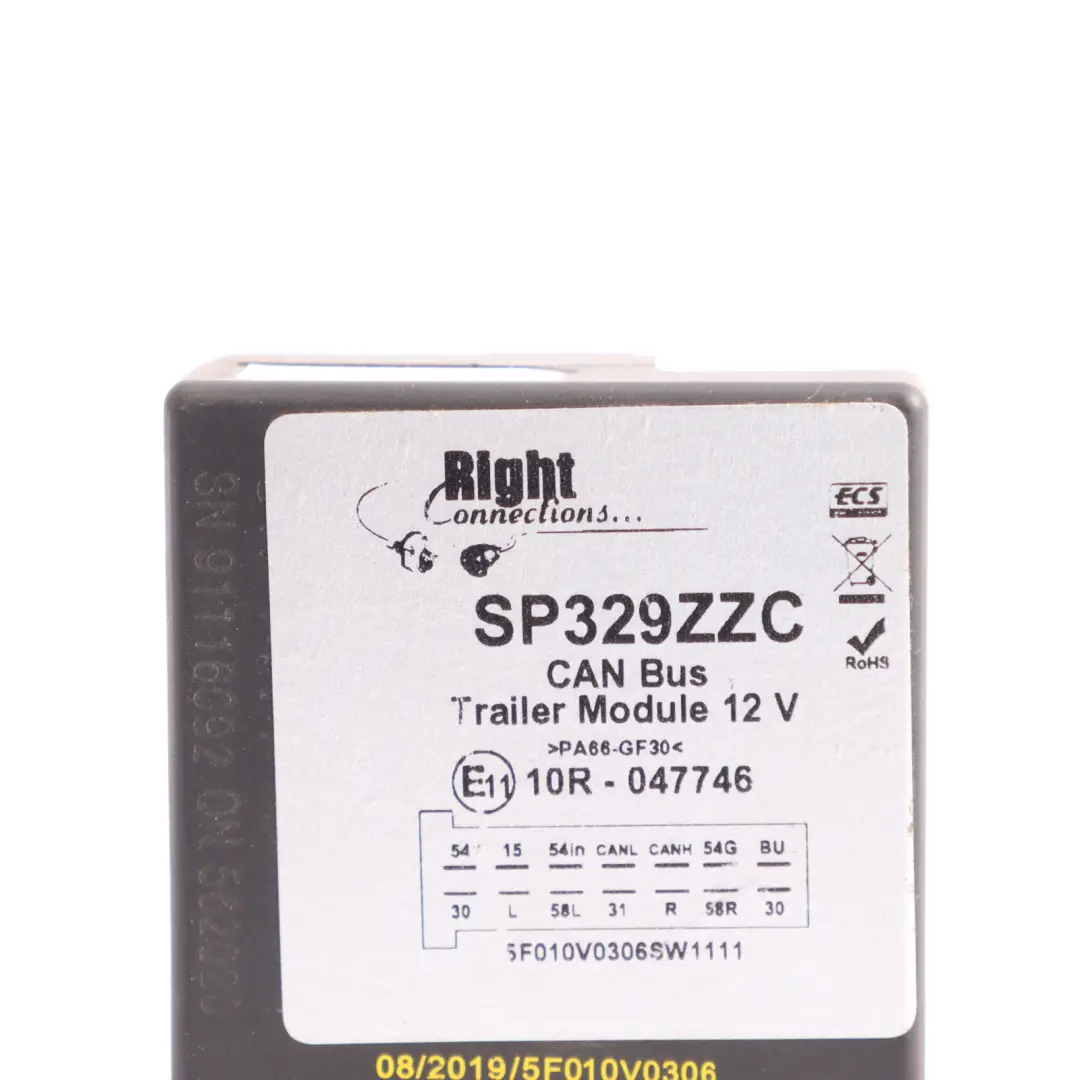 Right Connections Tow Bar Towing Hitch Module CAN Bus Control Unit to with Part number SP329ZZC Right Connections Tow Bar Towing Hitch Module CAN Bus Control Unit - SKU SP329ZZC - Part number SP329ZZC