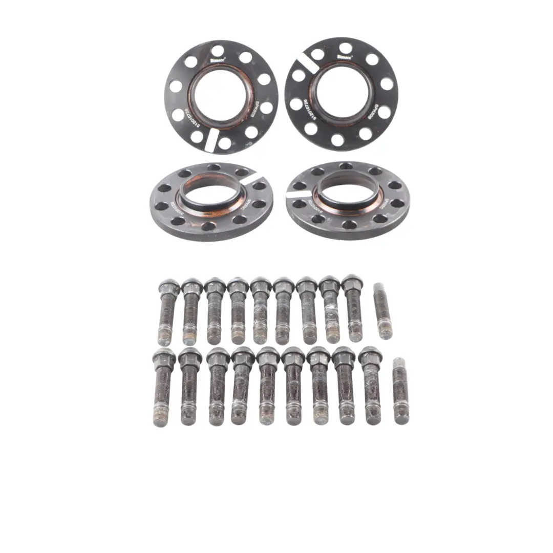 Bimecc Alloy Wheel Spacers Hubcentric Shims Set 5x120 72.6mm 10/12 mm to BMW F30 with Part number SPK80B BMW F30 Bimecc Alloy Wheel Spacers Hubcentric Shims Set 5x120 72.6mm 10/12 mm - SKU SPK80B - Part number SPK80B