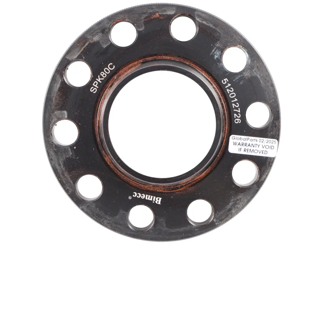 BMW F30 Bimecc Alloy Wheel Spacers Hubcentric Shims Set 5x120 72.6mm 10/12 mm - SKU SPK80B - Part number SPK80B