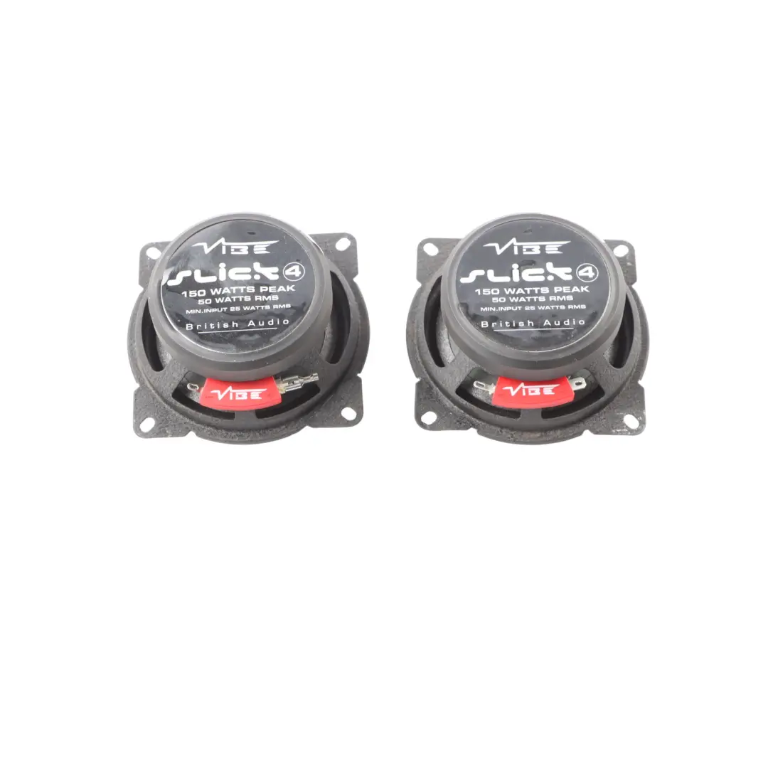 Genuine VIBE Slick S4 Coaxial Stereo Car Audio Speaker Tweeter Set 4" 240W to with Part number VIBE-SLICK4 Genuine VIBE Slick S4 Coaxial Stereo Car Audio Speaker Tweeter Set 4" 240W - SKU VIBE-SLICK4 - Part number VIBE-SLICK4