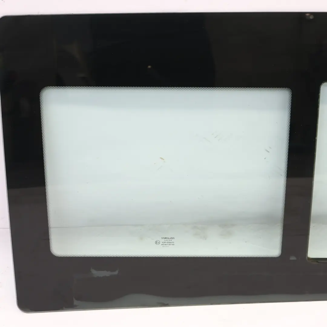 Finestrino Laterale Starglass Sinistro Vetro Scorrevole AS2 per Mercedes Vito W639 con numero di parte W639-LEFT-WINDOW Mercedes Vito W639 Finestrino Laterale Starglass Sinistro Vetro Scorrevole AS2 - SKU W639-LEFT-WINDOW - Numero di parte W639-LEFT-WINDOW