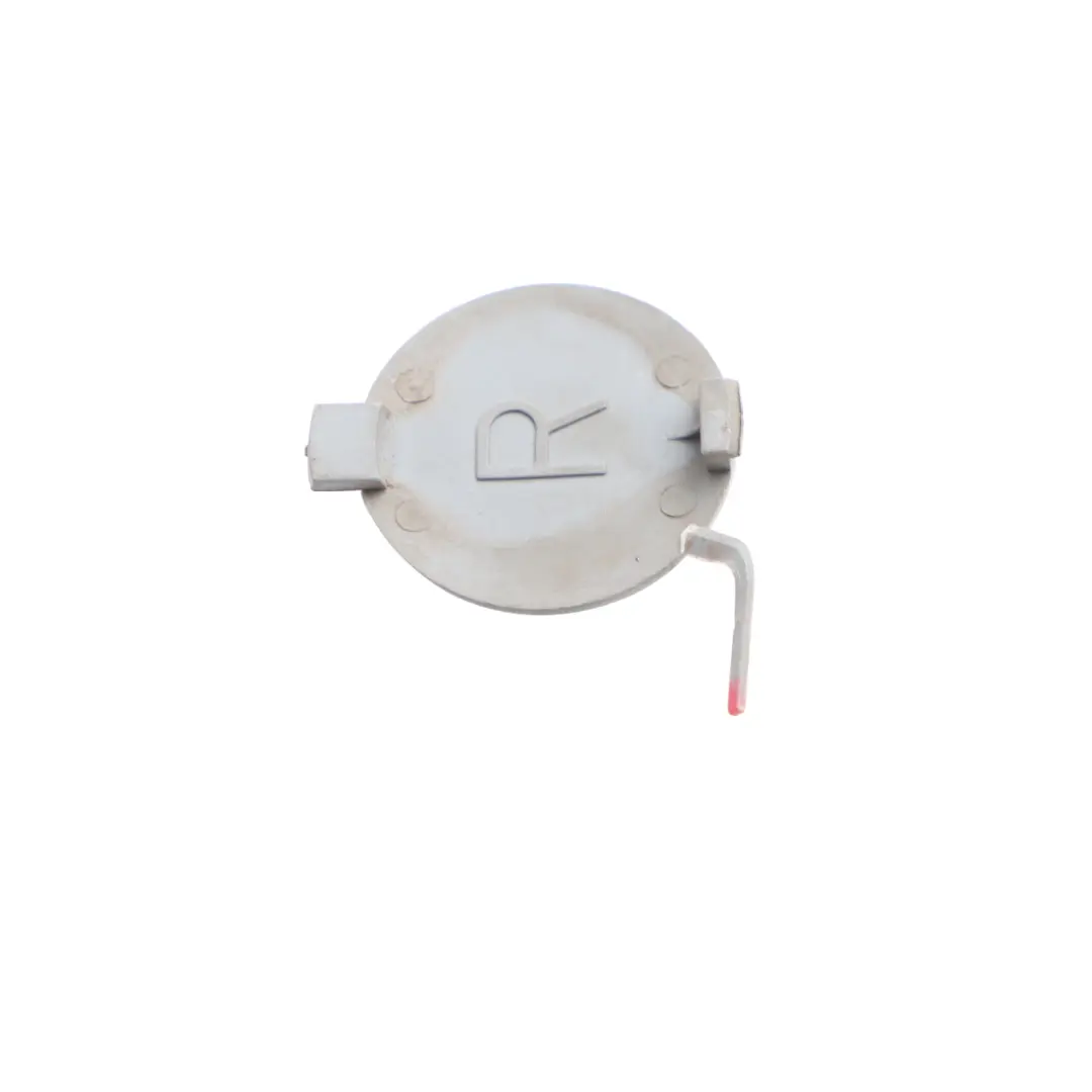 Bumper Towing Eye Cover Hook Flap Cap White Silver A62 to Mini R50 Rear with Part number 0029958 Mini R50 Rear Bumper Towing Eye Cover Hook Flap Cap White Silver A62 - SKU 0029958-WS - Part number 0029958