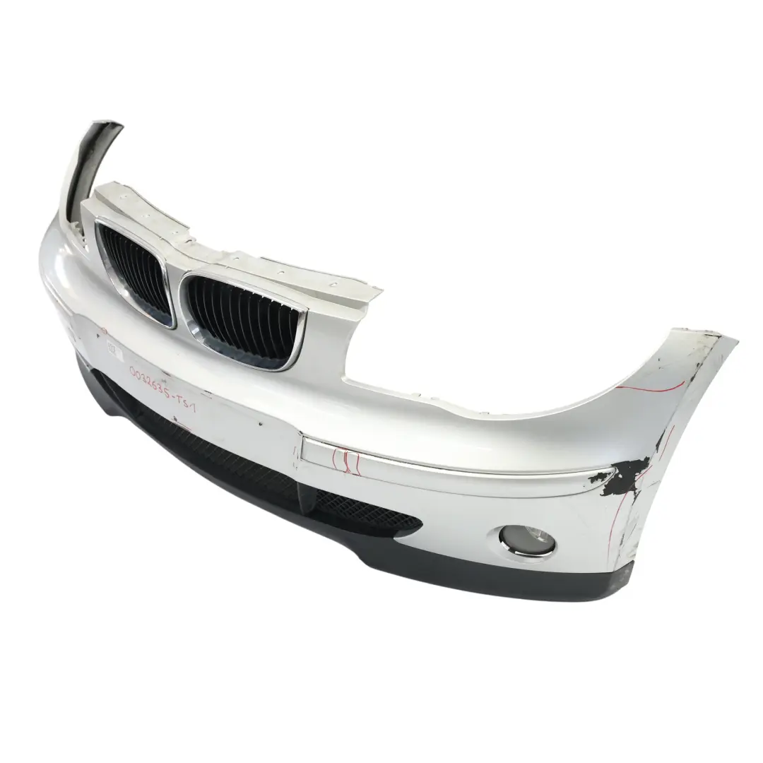 BMW E87 Front Bumper Complete Panel Titansilber Silber Silver Metallic - 354 - SKU 0032635-TS1 - Part number 0032635