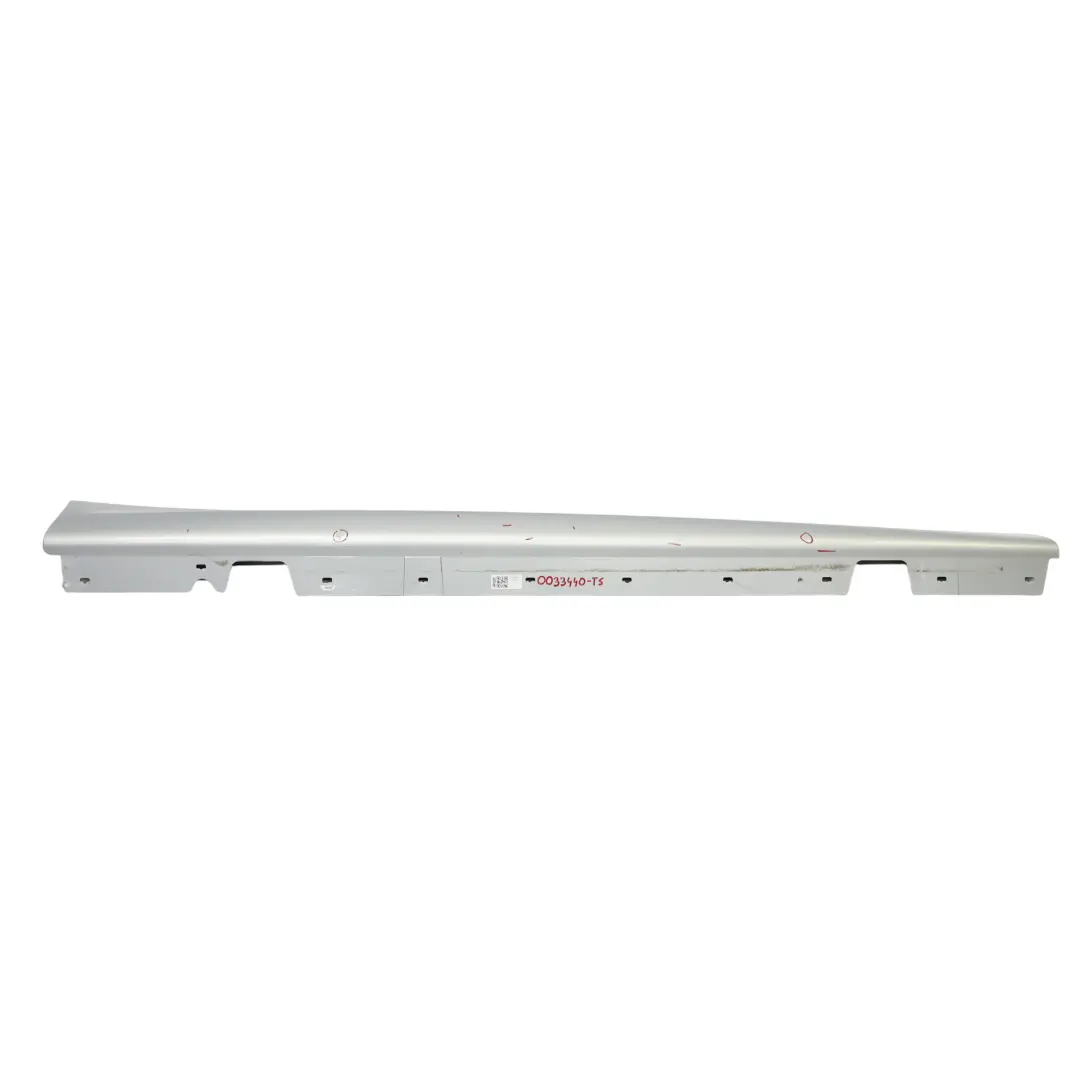 BMW E90 E91 M Sport Sill Strip Faldón Lateral Derecho Titansilber Plata - 354 - SKU 0033440-TS - Número de pieza 0033440