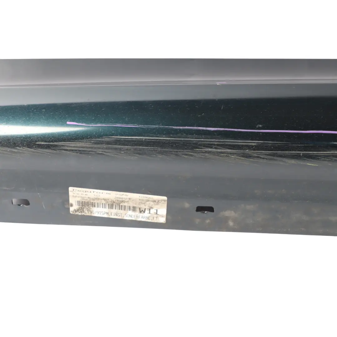  Side Skirt BMW E90 E91 M Sport Sill Strip Left N/S Malachite Green Dark - S10 - SKU 0033441-MAL - Part number 0033441