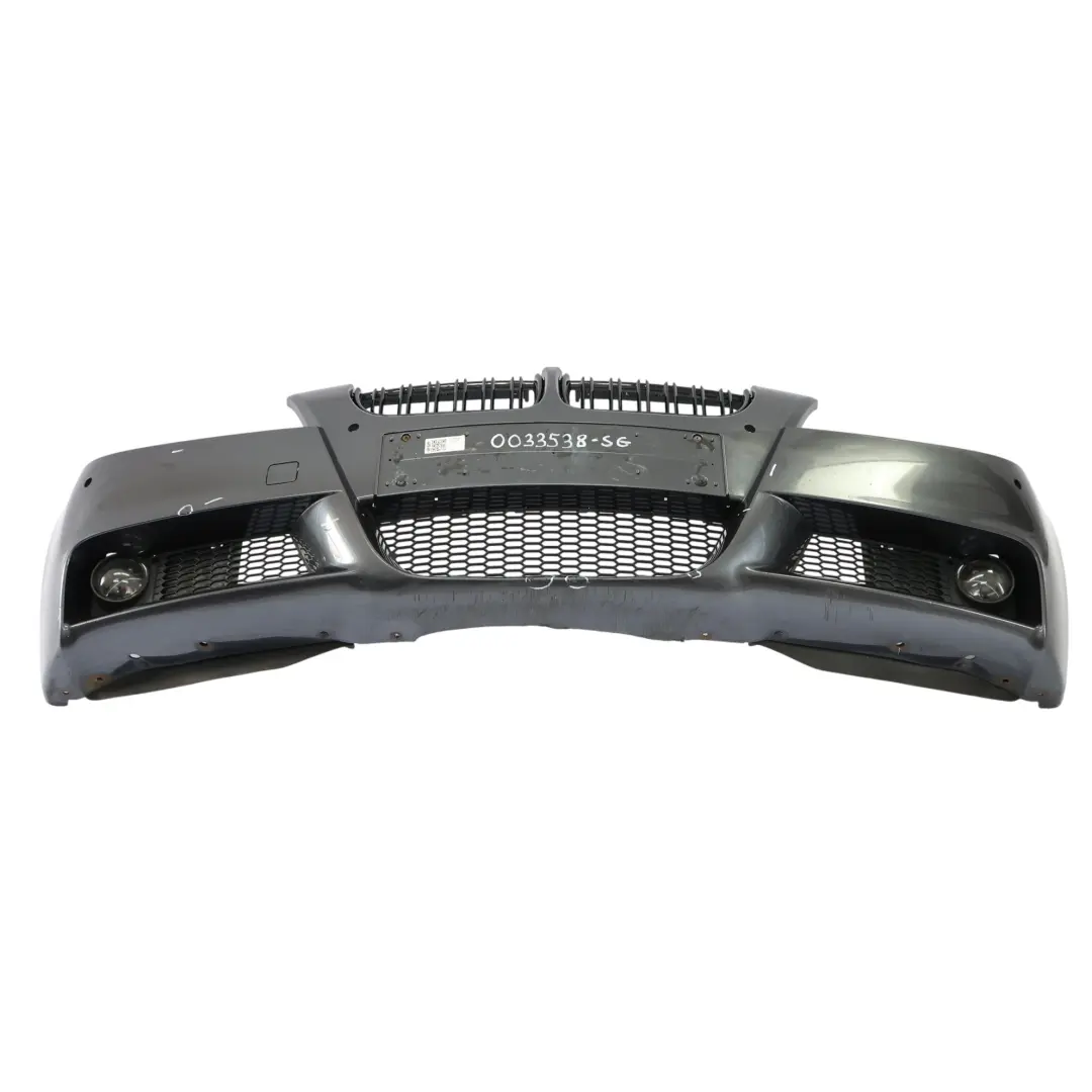 Front Bumper BMW E90 Panel Trim M Sport Complete E91 Sparkling Graphite - A22 to with Part number 0033538 Front Bumper BMW E90 Panel Trim M Sport Complete E91 Sparkling Graphite - A22 - SKU 0033538-SG - Part number 0033538