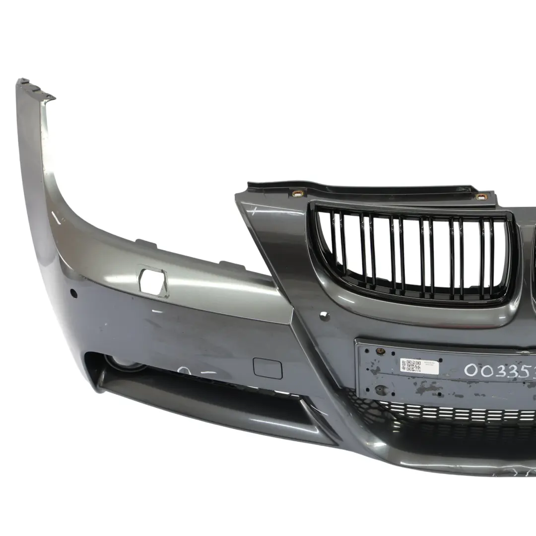 Front Bumper BMW E90 Panel Trim M Sport Complete E91 Sparkling Graphite - A22 to with Part number 0033538 Front Bumper BMW E90 Panel Trim M Sport Complete E91 Sparkling Graphite - A22 - SKU 0033538-SG - Part number 0033538