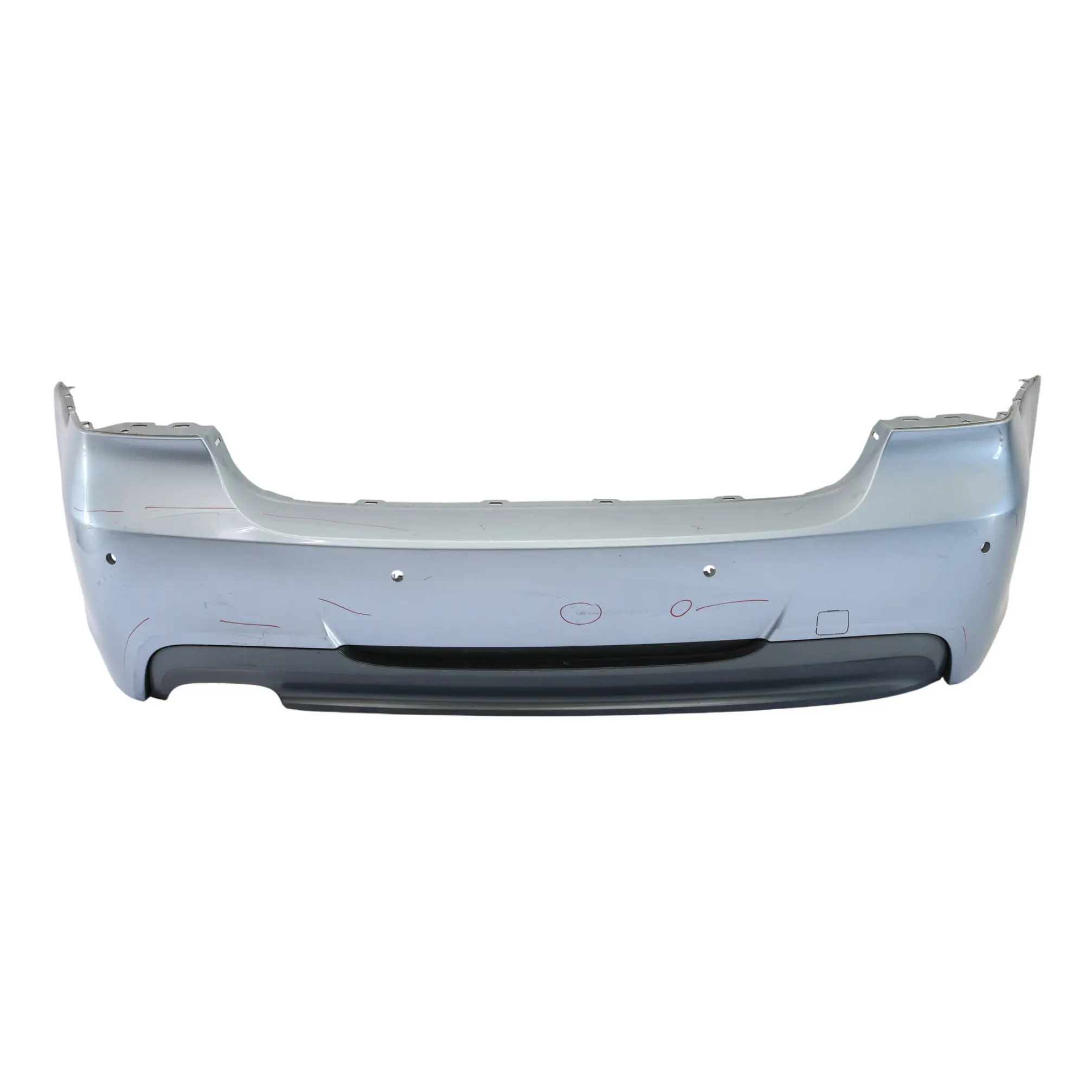 BMW E90 LCI M Sport Rear Bumper PDC Bluewater Blue Metallic - 896
