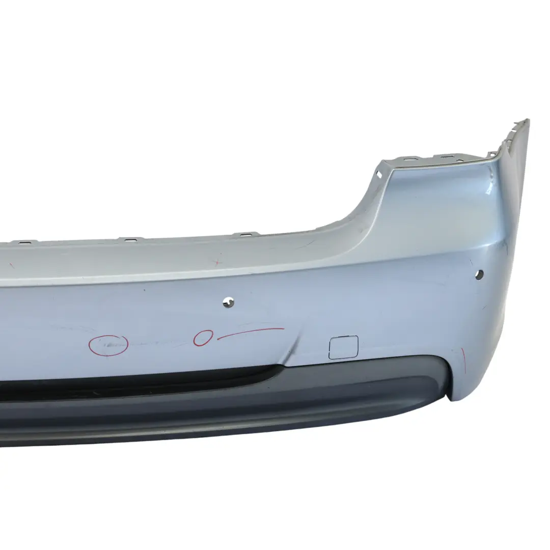 BMW E90 LCI M Sport Rear Bumper PDC Bluewater Blue Metallic - 896 - SKU 0033541-WB - Part number 0033541
