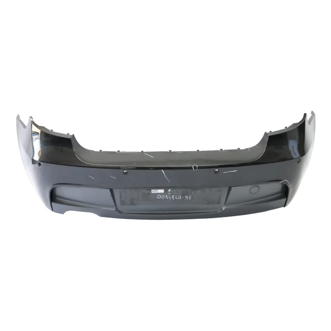 BMW E81 E87 LCI M Sport Rear Bumper Trim Panel Black Sapphire - 475 - SKU 0034802-BS - Part number 0034802