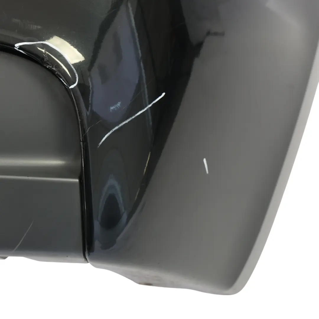 BMW E81 E87 LCI M Sport Rear Bumper Trim Panel Black Sapphire - 475 - SKU 0034802-BS - Part number 0034802