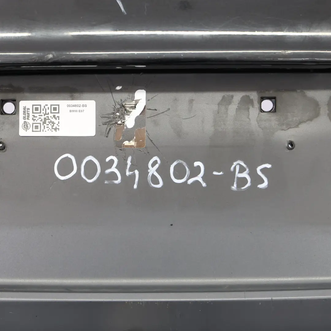 BMW E81 E87 LCI M Sport Rear Bumper Trim Panel Black Sapphire - 475 - SKU 0034802-BS - Part number 0034802