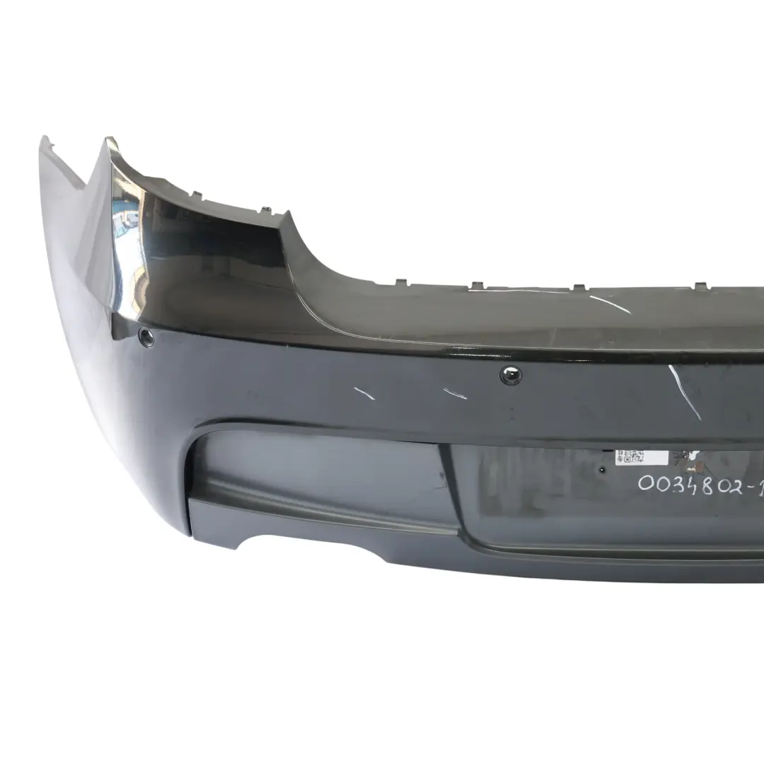 BMW E81 E87 LCI M Sport Rear Bumper Trim Panel Black Sapphire - 475 - SKU 0034802-BS - Part number 0034802