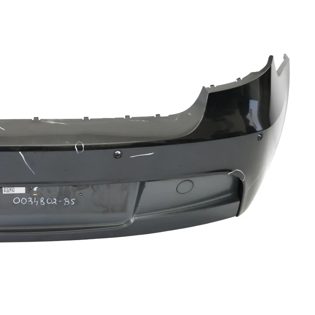 BMW E81 E87 LCI M Sport Rear Bumper Trim Panel Black Sapphire - 475 - SKU 0034802-BS - Part number 0034802