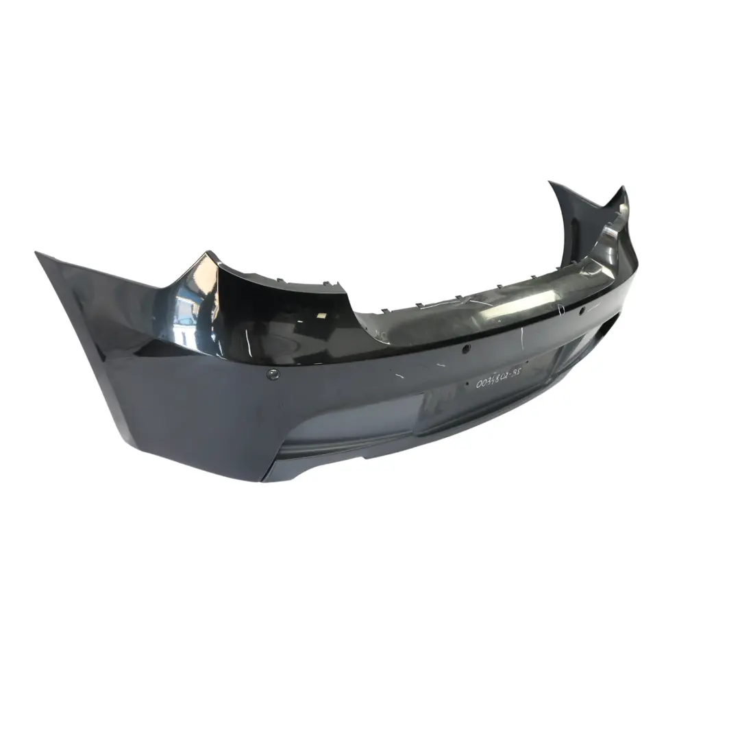 BMW E81 E87 LCI M Sport Rear Bumper Trim Panel Black Sapphire - 475 - SKU 0034802-BS - Part number 0034802