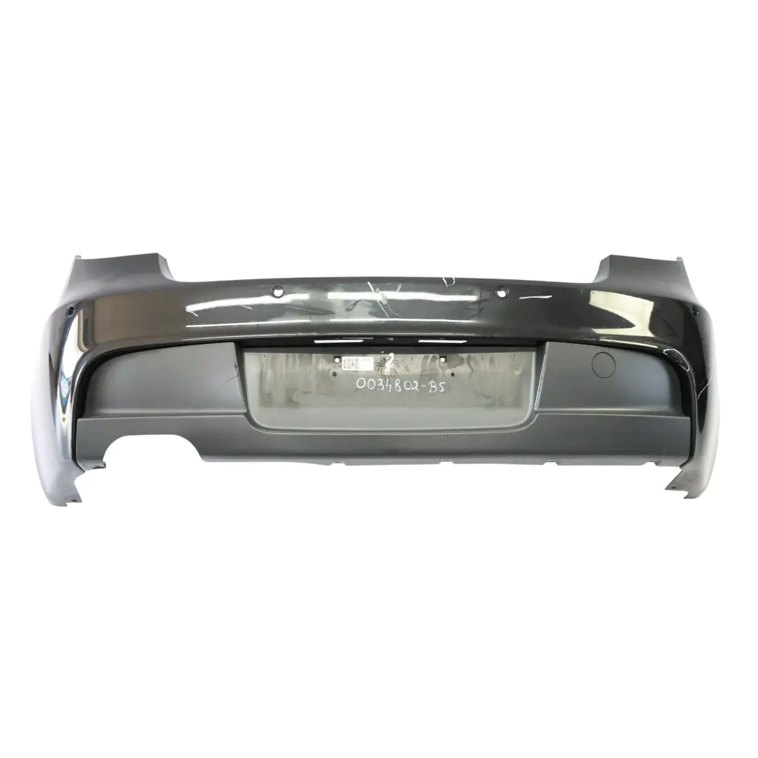 BMW E81 E87 LCI M Sport Rear Bumper Trim Panel Black Sapphire - 475 - SKU 0034802-BS - Part number 0034802