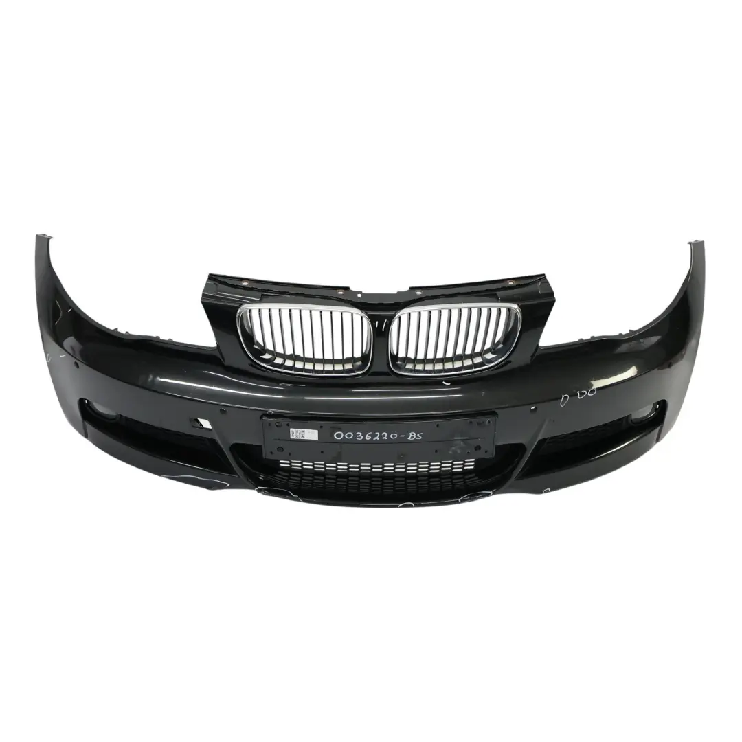  Front Bumper BMW E82 E88 M Sport PDC Trim Panel Black Sapphire Metallic 475 - SKU 0036220-BS - Part number 0036220
